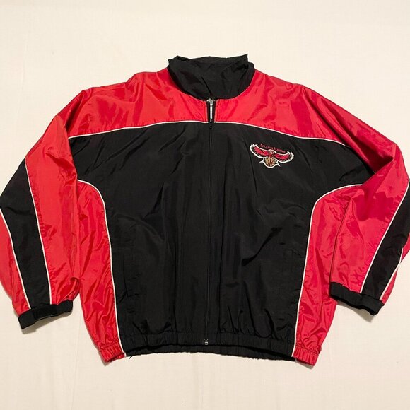 Vintage GIII Atlanta Hawks Jacket Coat NBA Mens XL - Picture 1 of 16